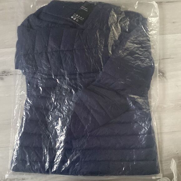Vipost Women's Lightweight Long-Sleeve Water-Resistant Puffer Jacket Cyon M Nwt - Picture 5 of 8